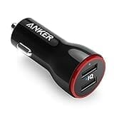 Anker PowerDrive 2 (24W/4.8A 2ポート USBカーチャージャー) iPhone、Android、IQOS対応 (ブラック)