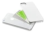アベニューディー ICカードジャケット for iPhone 5S/5（読み取りエラー防止シート付属） (グロスホワイト/クリア)