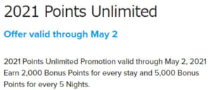 POINTS UNLIMITED（2021年）