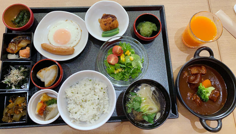 ドーミーインEXPRESS仙台シーサイドの朝食