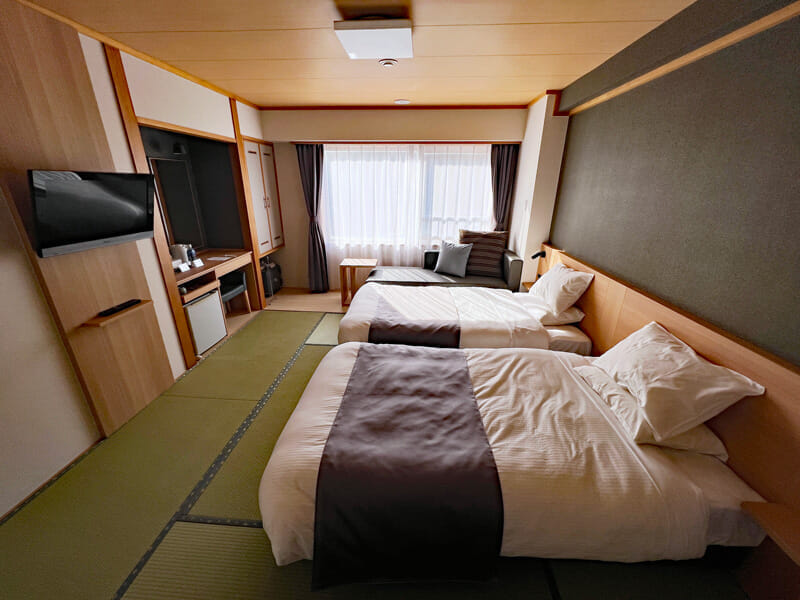 利尻富士観光ホテル 和風ツインルーム