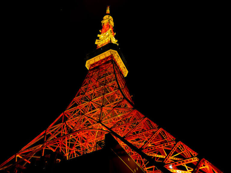 東京タワー 夜景 外観