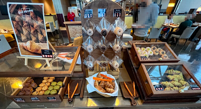 東京マリオットホテル　朝食　ブッフェメニュー　ドーナツ