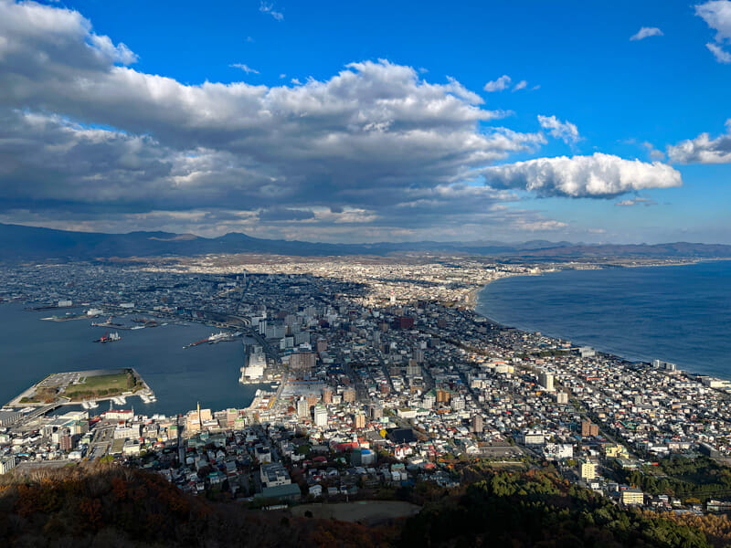 函館山頂上からの眺め（昼間）