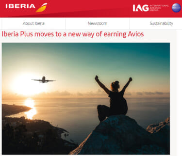 Iberia Plus moves to a new way of earning Avios