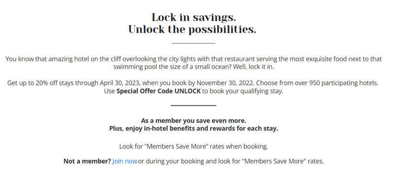 Hyatt Lock in savings.Unlock the possibilities. 2022