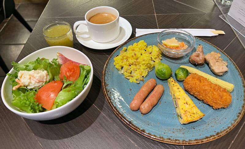 メルキュール東京銀座　実食した朝食