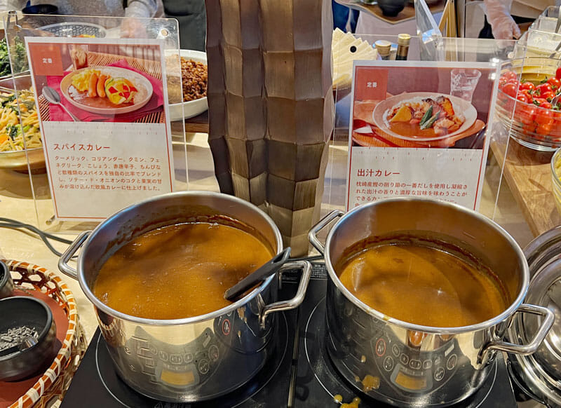 カンデオホテルズ熊本新市街　朝食　出汁カレー
