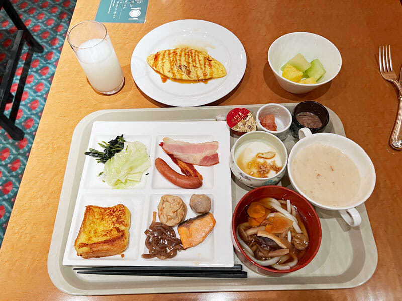 ホテルイースト２１東京　朝食　実際に食べたメニュー