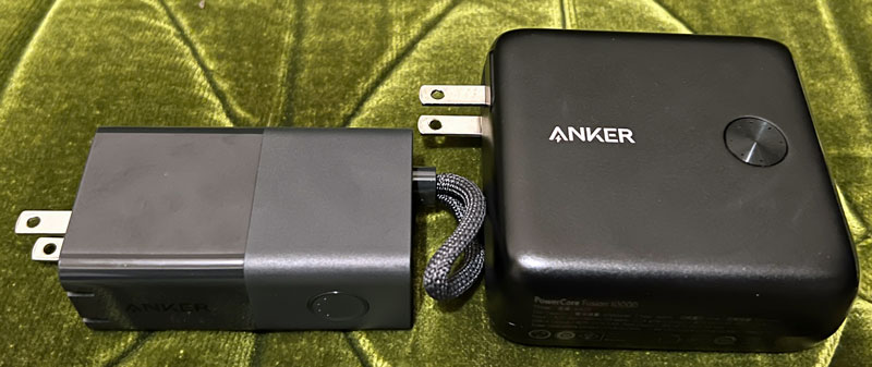 Anker 511 Power Bank (PowerCore Fusion 30W) 　PowerCore Fusion 10000との比較
