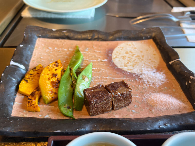 鉄板焼「赤坂」 焼き野菜