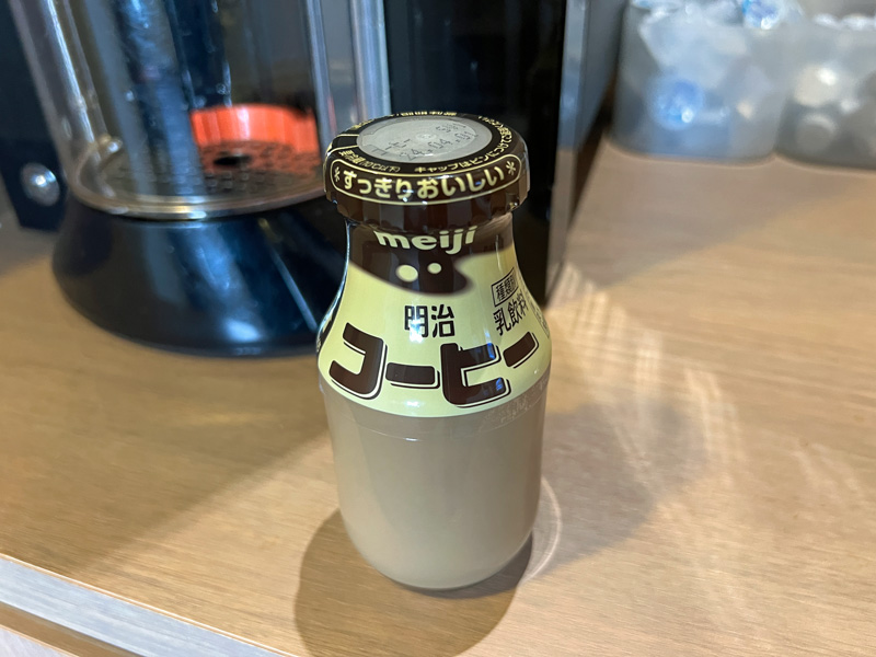 ドーミーイン金沢　コーヒー牛乳
