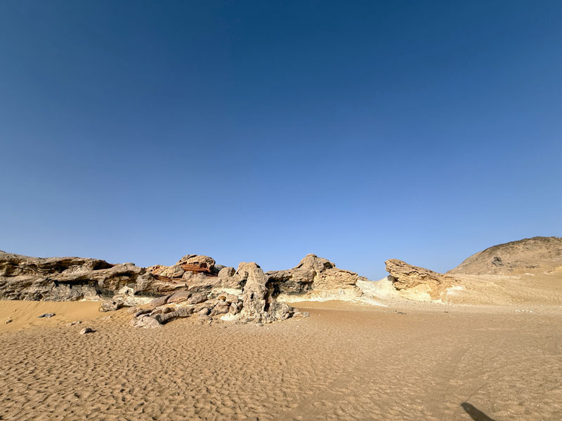エジプト クリスタルマウンテン 遠景