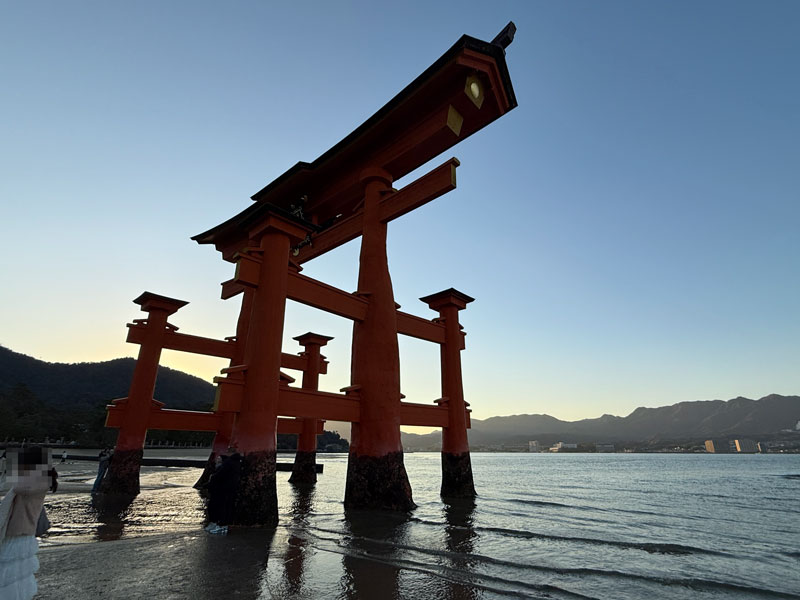 厳島神社 大鳥居 干潮
