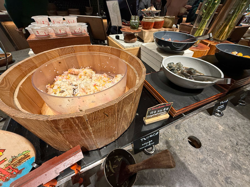 ヒルトン広島 朝食 あなごのちらし寿司