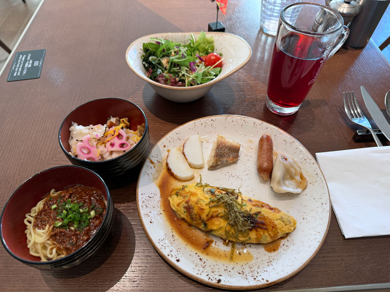 ヒルトン広島 朝食 実際に食べたメニュー