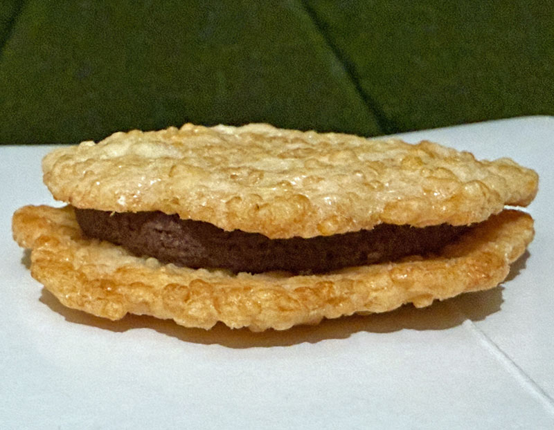 小倉山荘「あんこ煎餅 花いづく」 