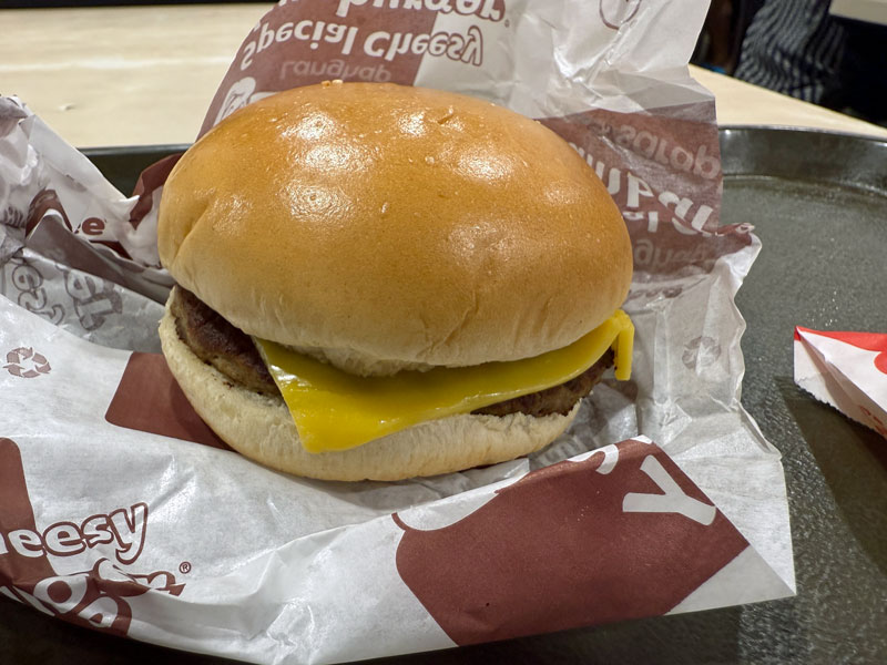 ジョリビー スペシャルチーズバーガー 拡大