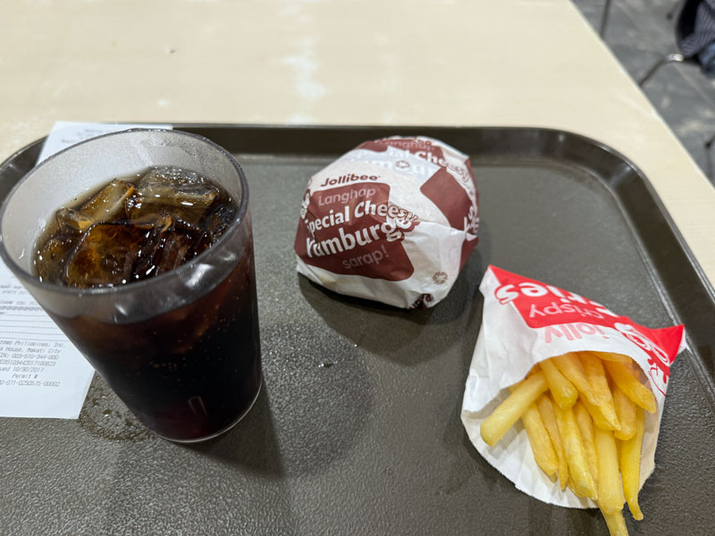 ジョリビー スペシャルチーズバーガー