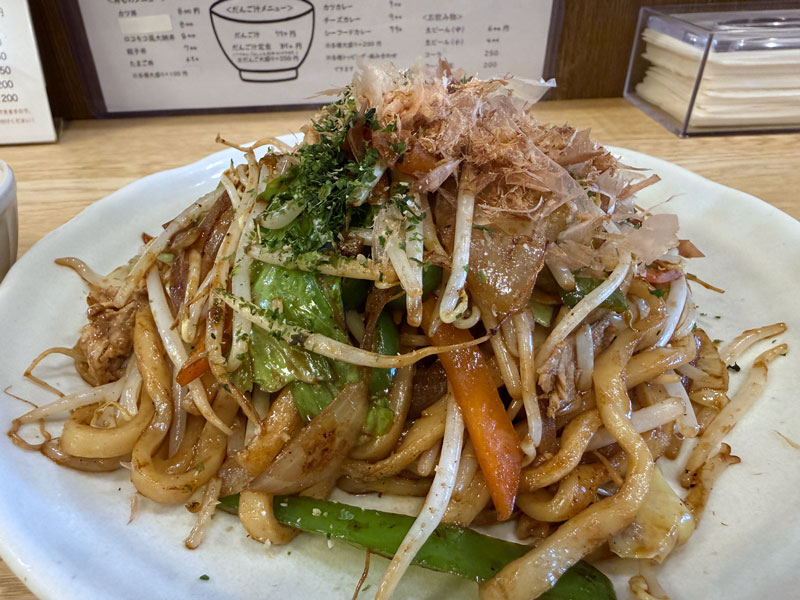 大分 大納言 焼きうどん