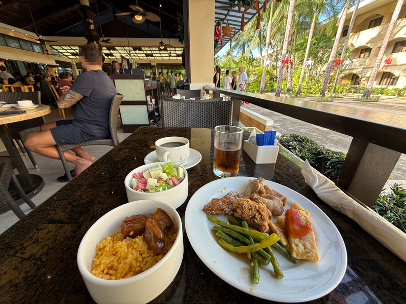ヘナン ガーデン リゾート 朝食メニュー2