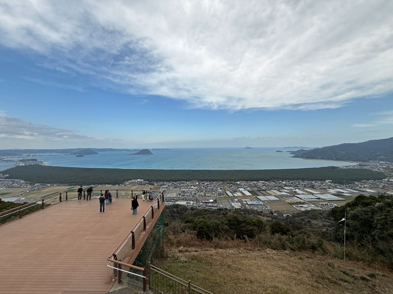 佐賀 鏡山展望台 虹の松原眺望