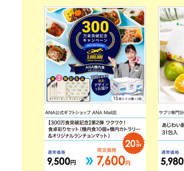 【300万食突破記念】第2弾 ワクワク!食卓彩りセット(機内食10個+機内カトラリー&オリジナルランチョンマット)