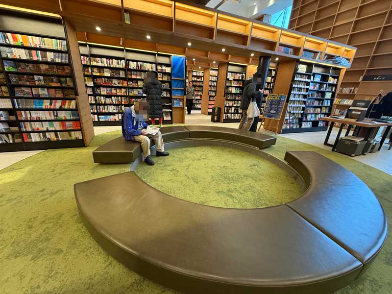 函館 蔦屋書店 休憩スペース