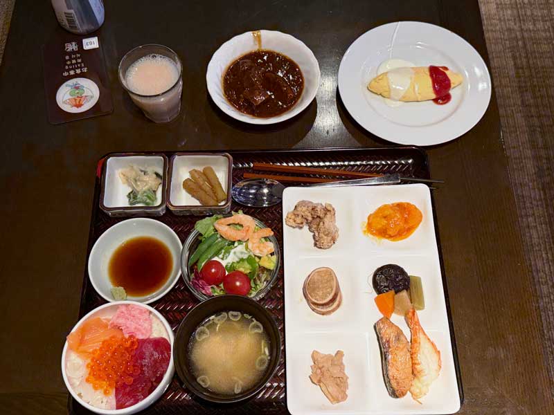 ラビスタ函館ベイ 朝食 実際に食べたメニュー