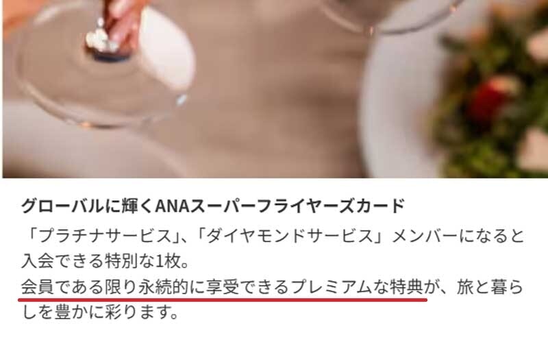 ANA SFC 「永続」の削除前