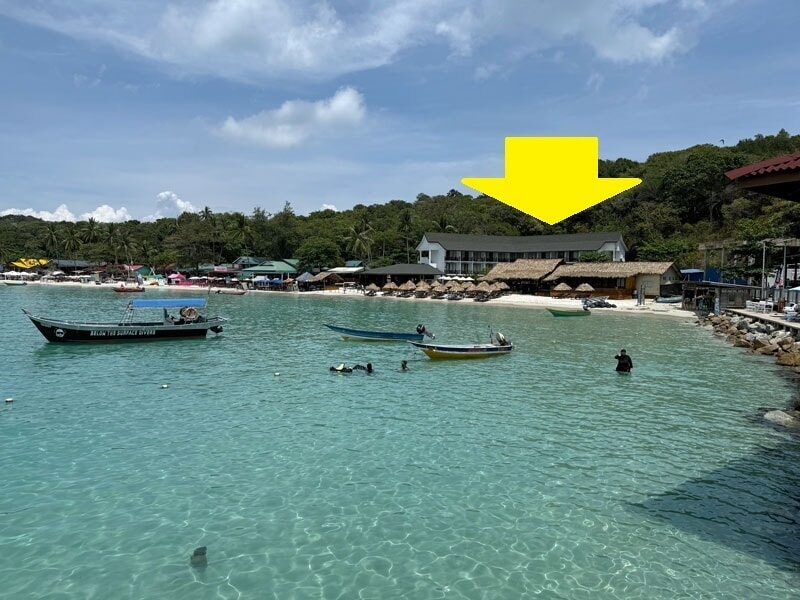 BuBu Resort 遠景 プルフンティアン島