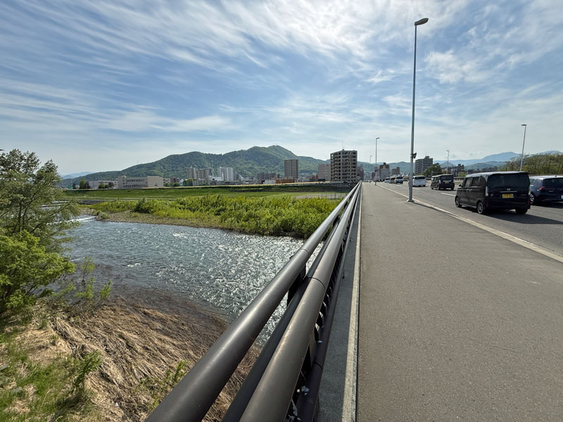 札幌 とよひら川