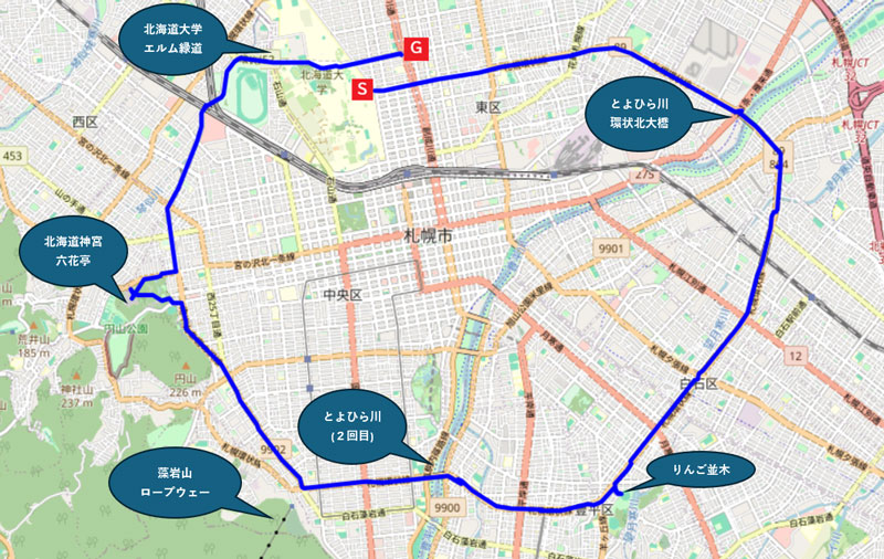 札幌 環状通 地図