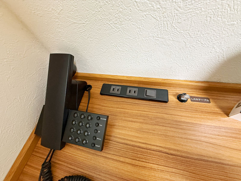 ドーミーインPREMIUM札幌 部屋 有線LAN