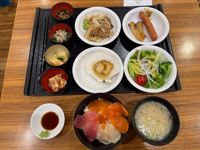 ドーミーインPREMIUM札幌 朝食 実際に食べたメニュー