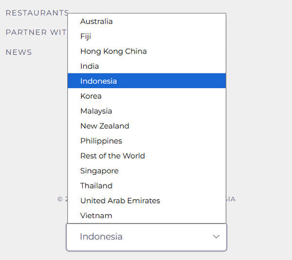 ALL Accor+ Explorer 言語選択画面