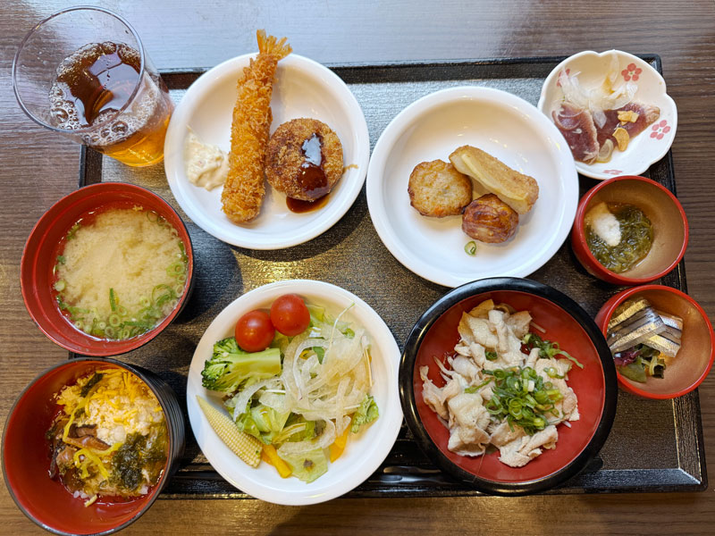 ドーミーイン鹿児島 朝食 実際に食べたメニュー