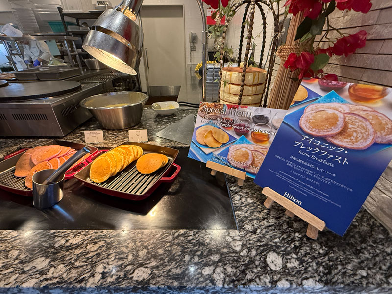ヒルトン沖縄北谷リゾート 朝食 パンケーキ