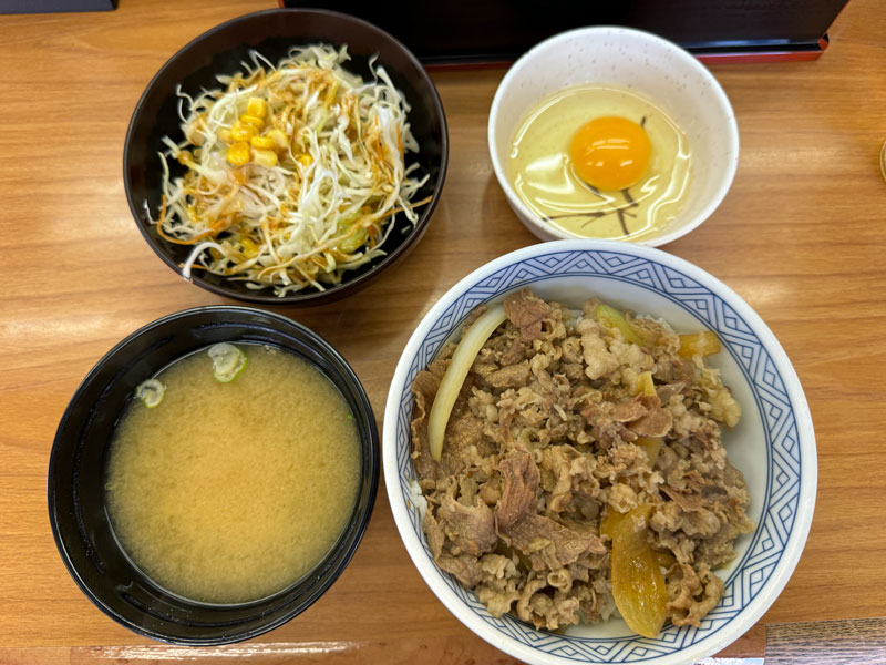 丼太郎 牛丼セット