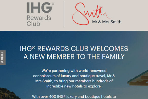 2020年からIHGと提携するホテルブランド「Mr & Mrs Smith」、国内は翠嵐ホテルを含む6軒