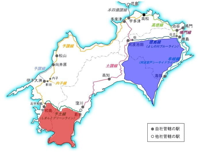 JR四国「バースデーきっぷ」による「四国一周」のルート検討