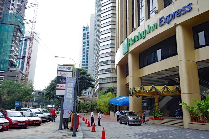 クアラルンプールのIHGホテル「Holiday Inn Express Kuala Lumpur City Centre」に泊まった。