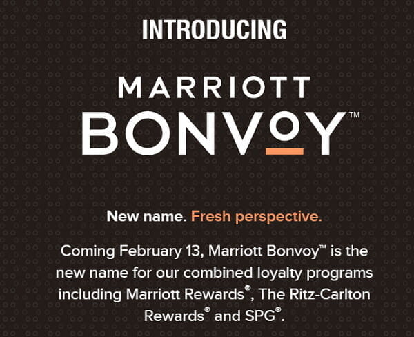 マリオットの統合ロイヤリティ・プログラム「Marriott Bonvoy」は2月13日に開始